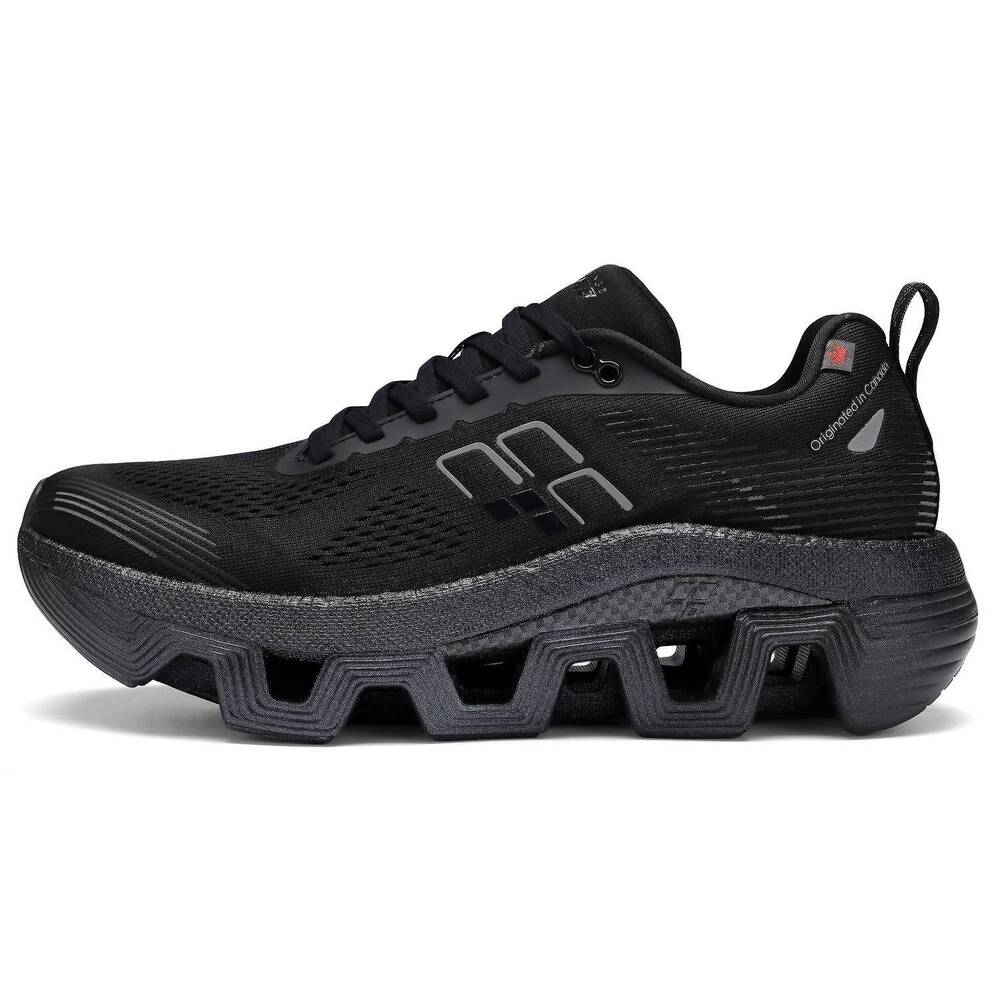 NEW PINNIP men's performance sneakers in black